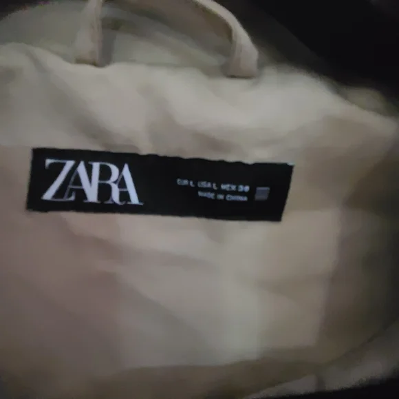 Zara Light Beige Belted Trench Coat - Picture 10 of 12